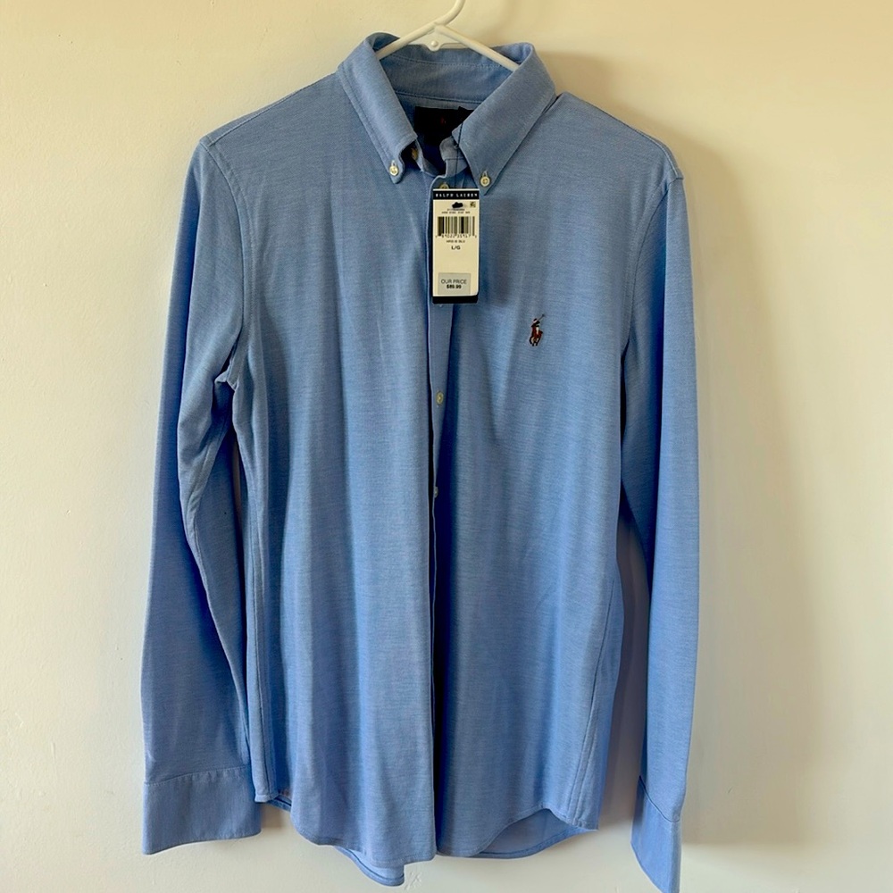 Ralph Lauren - Oxford Knit Shirt - Women’s Large